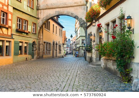 Stock fotó: Roder Arch In Rothenburg