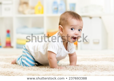 Stock fotó: A Baby Crawling