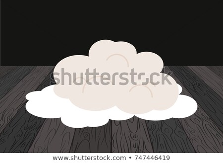 Stock fotó: Dough In Table Piece Of Dough Baker Product Vector Illustrati