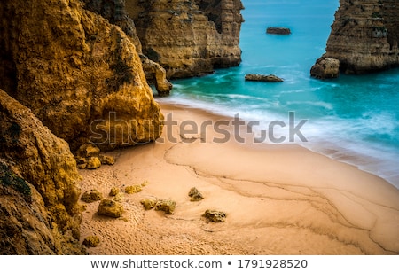 Stock foto: Seascape With Mountains