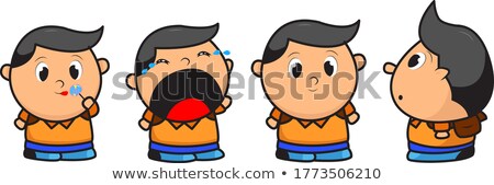 Foto stock: Very Funny Young Man With Toys