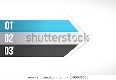 Color Lines Arrow For Customization Info Graphics Illustration Сток-фото © alexmillos