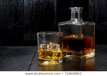 Сток-фото: Scotch And Decanter Top