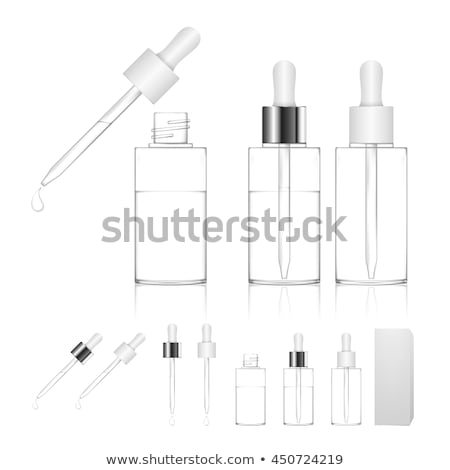 Foto stock: Glass Bottle With Pipe Dropper