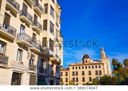 Сток-фото: Valencia City Railway Station From Bailen Street