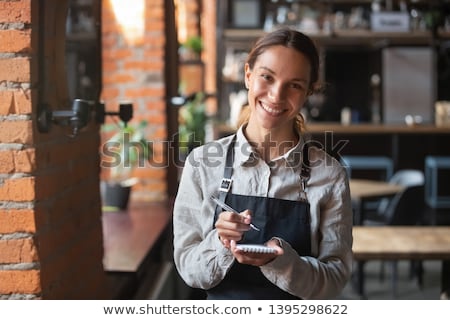 Сток-фото: Emotional Waitress
