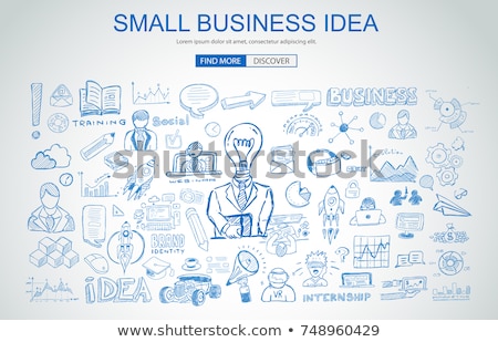 Foto stock: Best Offer Concept With Doodle Design Icons