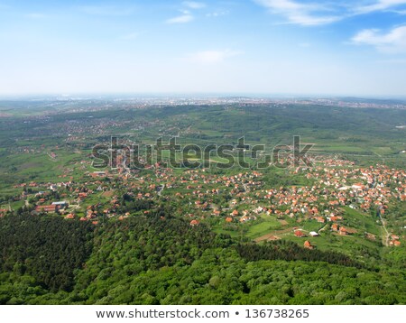 Foto stock: Belgrade Serbia Bird Eye View