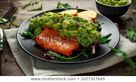 Foto d'archivio: Almone · Con · Salsa · Di · Avocado