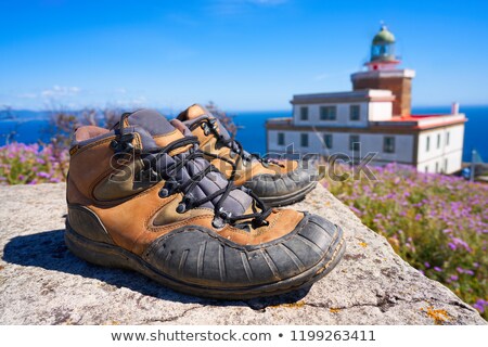 Stok fotoğraf: Fisterra Or Finisterre End Of Camino De Santiago Way