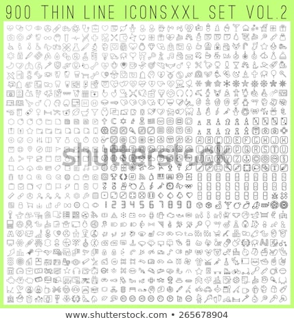 Zdjęcia stock: Stomatology Equipment Vector Thin Line Sign Icon