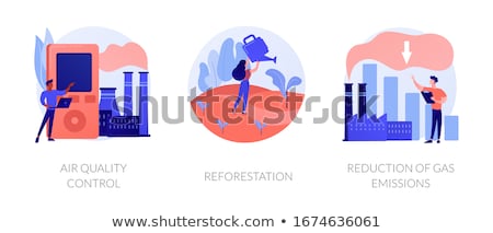 [[stock_photo]]: Environment Protection Measures Flora Restoration Atmosphere Purification Vector Concept Metaphors