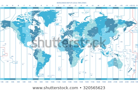 Foto stock: Time Zones