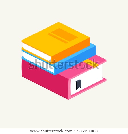 ストックフォト: Fine Flat Icon With Book