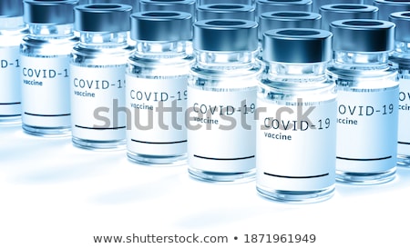 Foto stock: Two Vial And Syringe