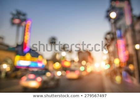 Stock fotó: Las Vegas Blurred Background Night