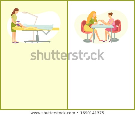 Stockfoto: Makeup And Visagiste Manicure Manicurist Posters