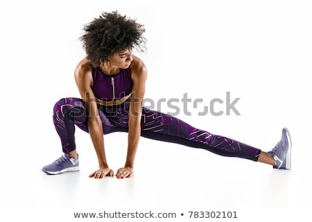 Imagine de stoc: Woman Legs On White Background