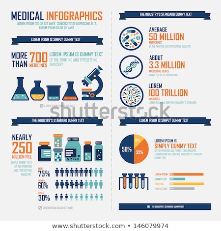 Stok fotoğraf: Medical Infographic Template