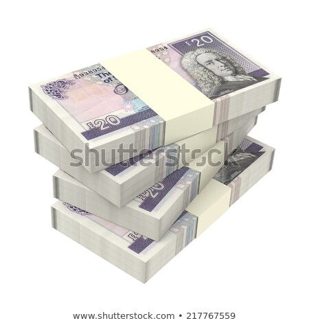 Foto stock: British Pound Sterling Notes Bundles