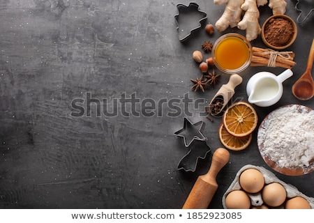 Zdjęcia stock: Rustic Wooden Background With Christmas Decorations