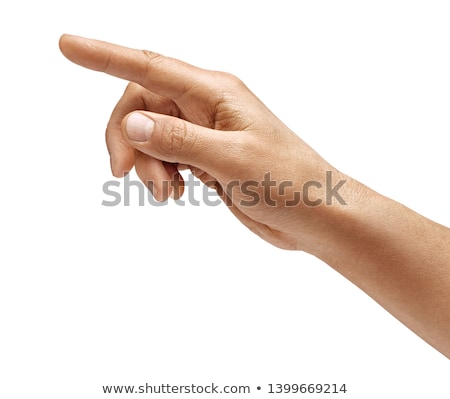 Stockfoto: Workers With The Index Finger Pointing