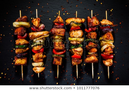 Stock photo: Chicken Kebabs