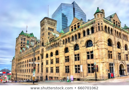 Foto stock: Old Windsor Station In Montreal