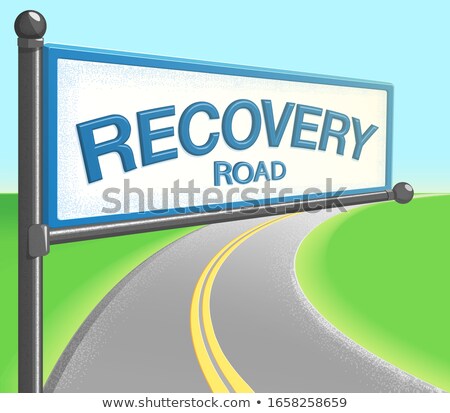 Stock fotó: Rehabilitation On Highway Signpost