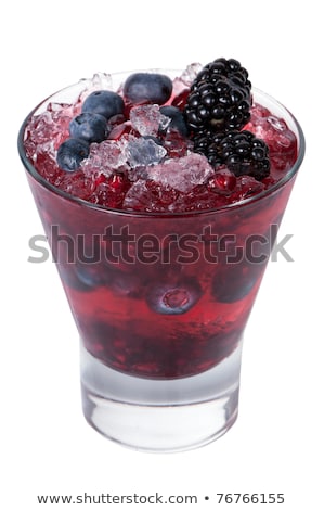 Stock photo: Mixed Berries Being Liquidized