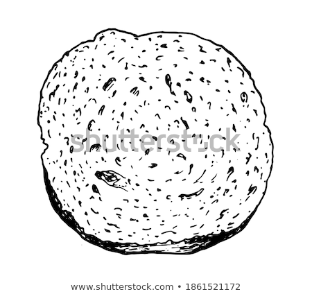 Stok fotoğraf: Edge View Of Tasty Rye Bread On White Background