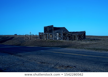 Stok fotoğraf: Ghost Town Galilee Saskatchewan