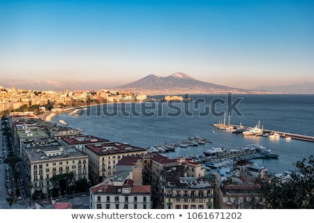 [[stock_photo]]: Street View Of Naples Harbor With Boats Italy Europe