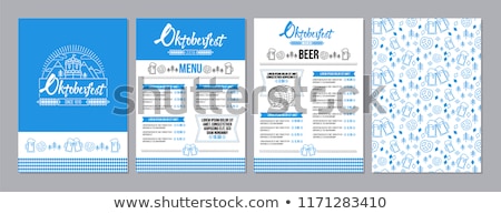 Stockfoto: Oktoberfest Menu