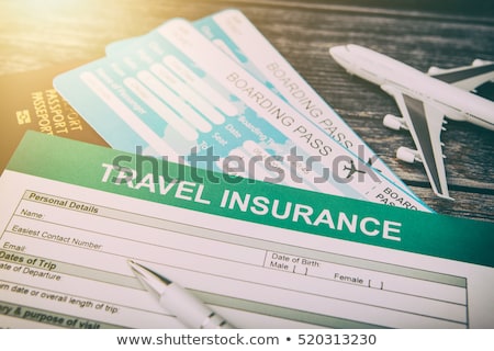 Stock photo: Ticket For Travel Insurance