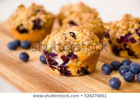 Stockfoto: Freshly Baked Blueberry Muffins