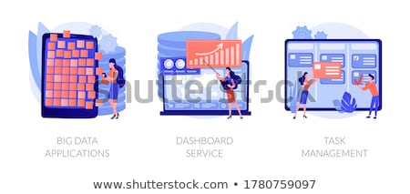 Zdjęcia stock: Company Management Vector Concept Metaphors