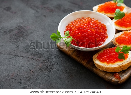 Foto stock: Delicious Red Caviar
