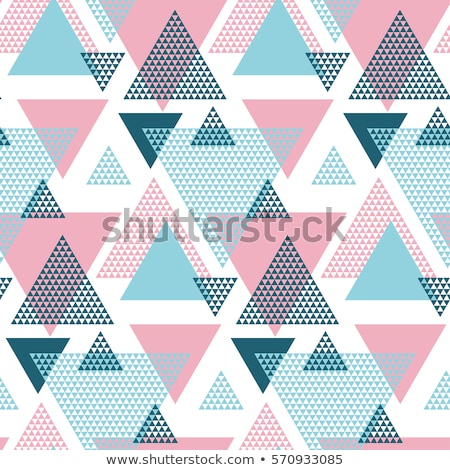 Zdjęcia stock: Blue Metallic Background With Chevron