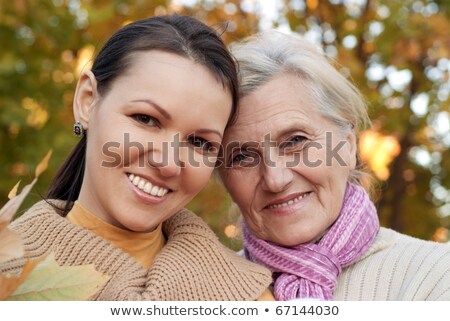 Mother Daughter On A Walk Entertaining Сток-фото © privilege