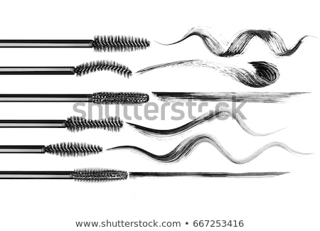 Stockfoto: White Mascara For Eyes Isolated