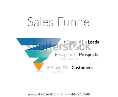 Foto stock: Funnel Sales Leads Money Concept