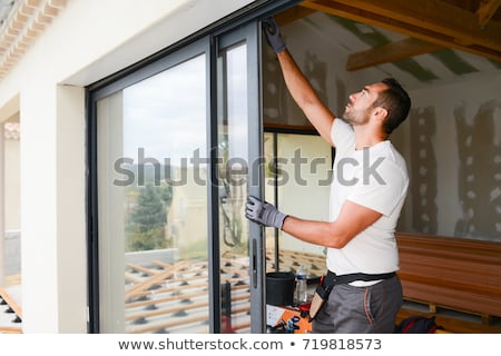 Stock photo: Male Artisan Worker With Door