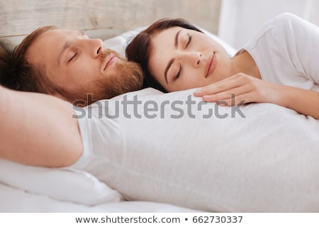 Stock fotó: Couple Having Nap