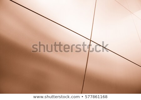 Foto stock: Copper Tile Wall