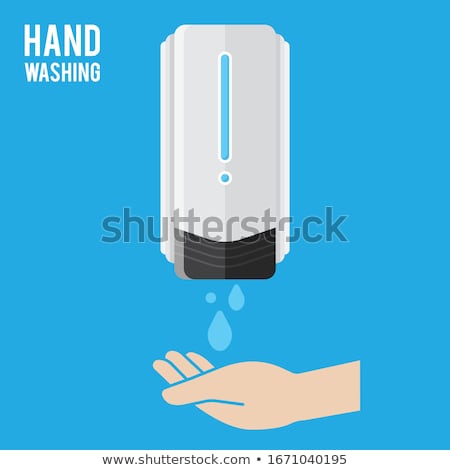 Foto stock: Soap Dispenser Flat Icon