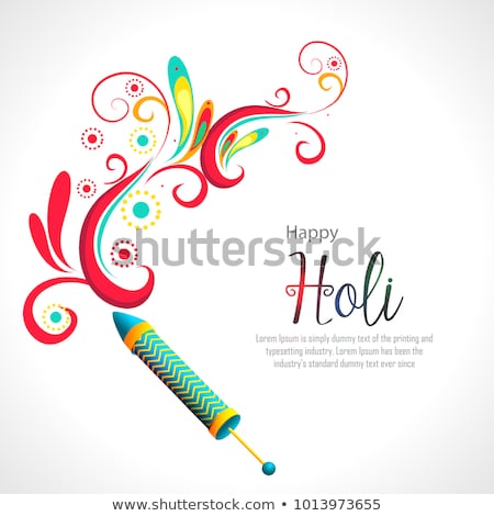 Foto stock: Happy Holi Festival Background Design