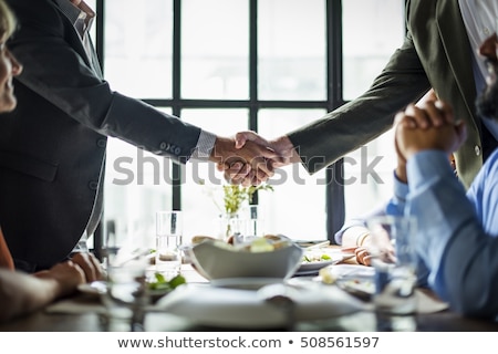 Foto stock: Discussing Dishes