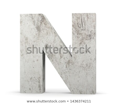 Stock photo: Capital Letter N