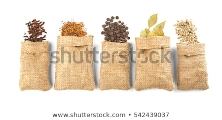 [[stock_photo]]: Colorful Spices On Burlap
